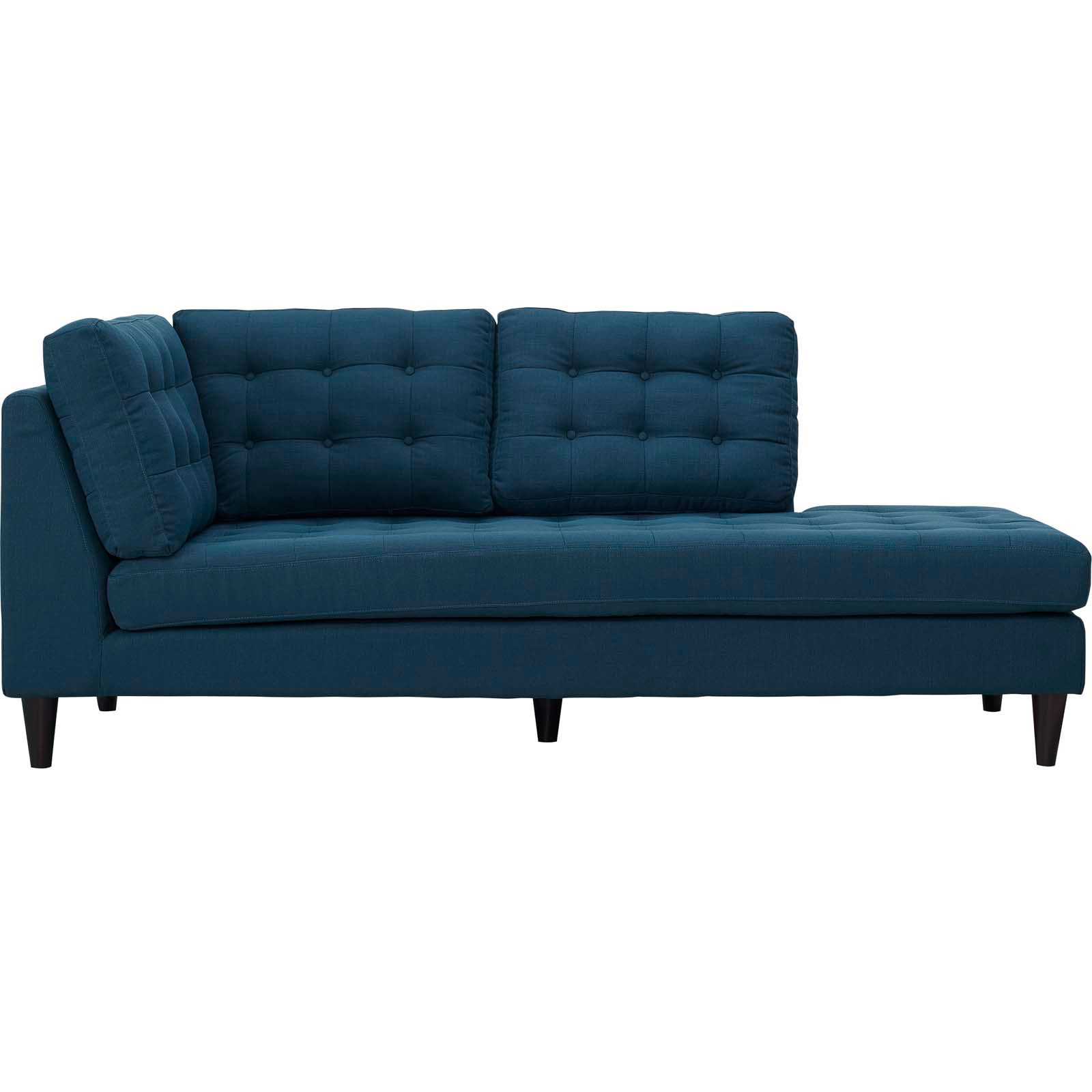 Modway Empress Upholstered Fabric Right Facing Bumper | Lounge Chairs | 