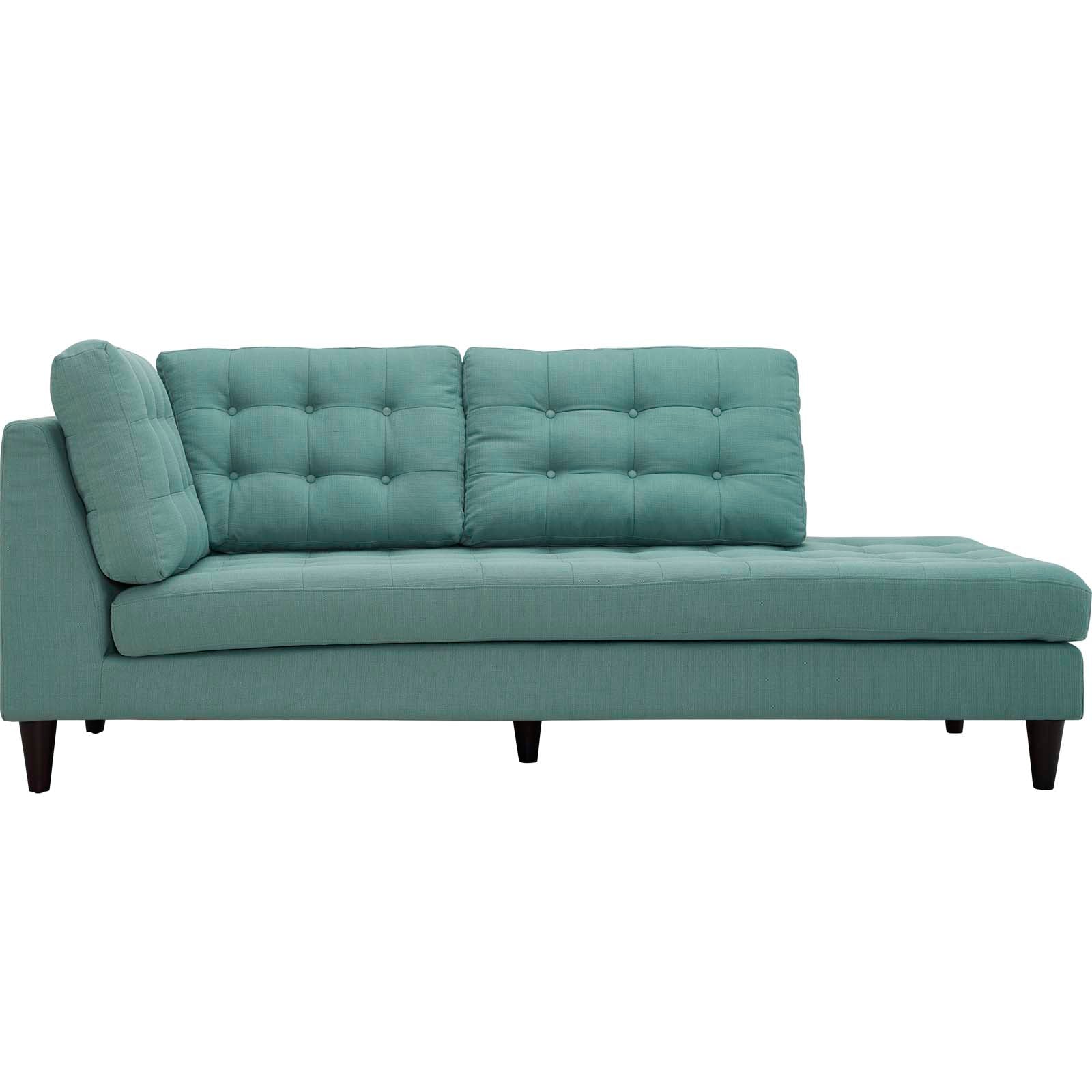 Modway Empress Upholstered Fabric Right Facing Bumper | Lounge Chairs | 