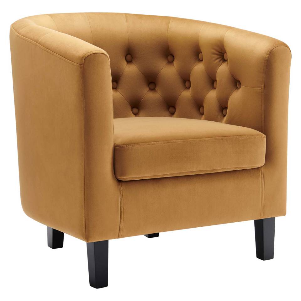 Modway Prospect Performance Velvet Armchair | Armchairs | Modishstore-2