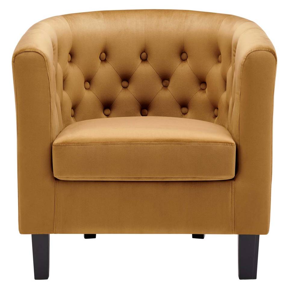Modway Prospect Performance Velvet Armchair | Armchairs | Modishstore-6