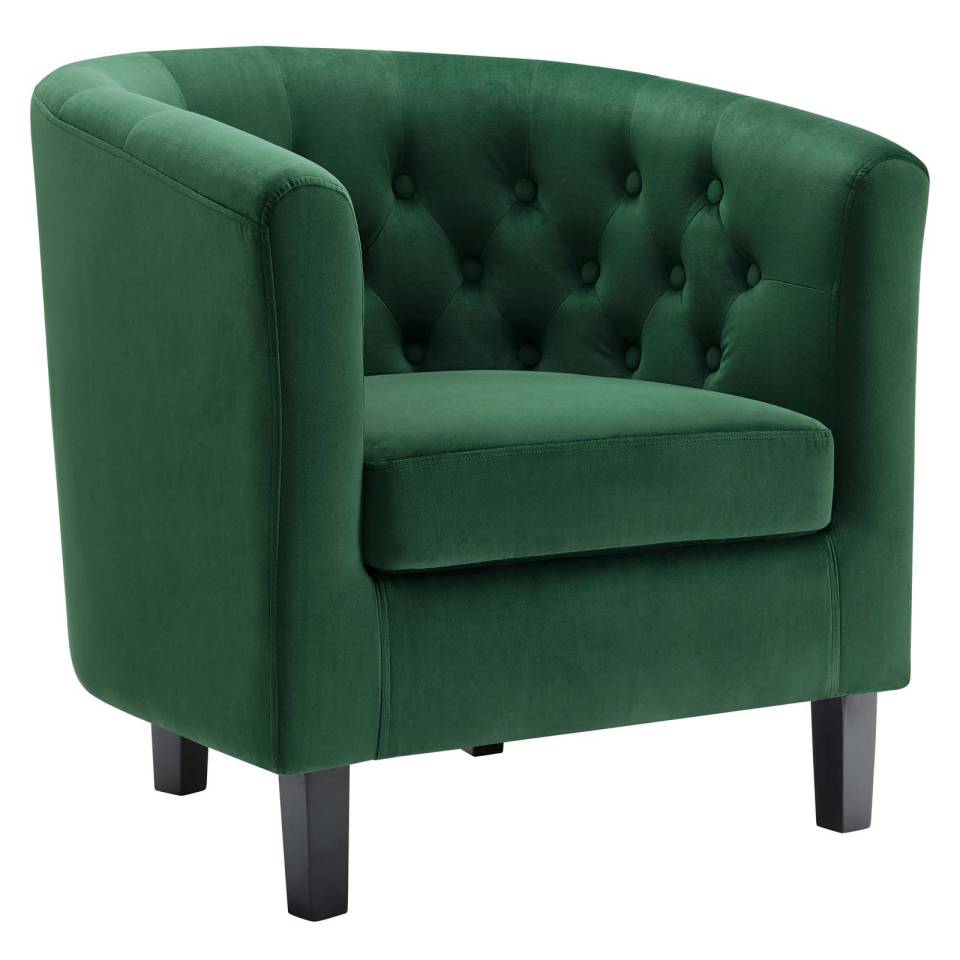 Modway Prospect Performance Velvet Armchair | Armchairs | Modishstore-10