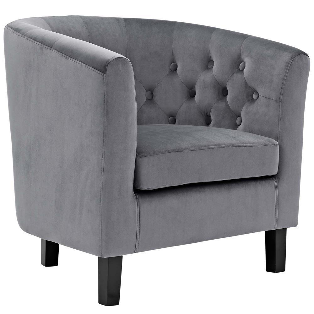Modway Prospect Performance Velvet Armchair | Armchairs | Modishstore-16