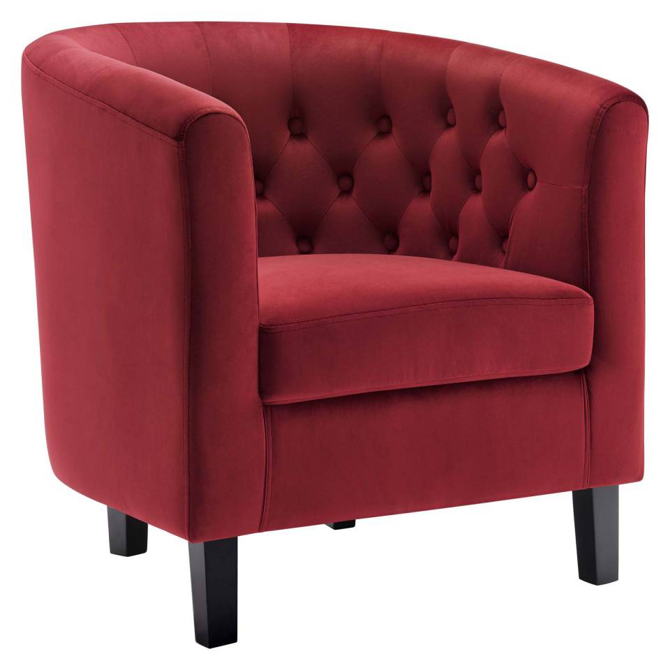 Modway Prospect Performance Velvet Armchair | Armchairs | Modishstore-11