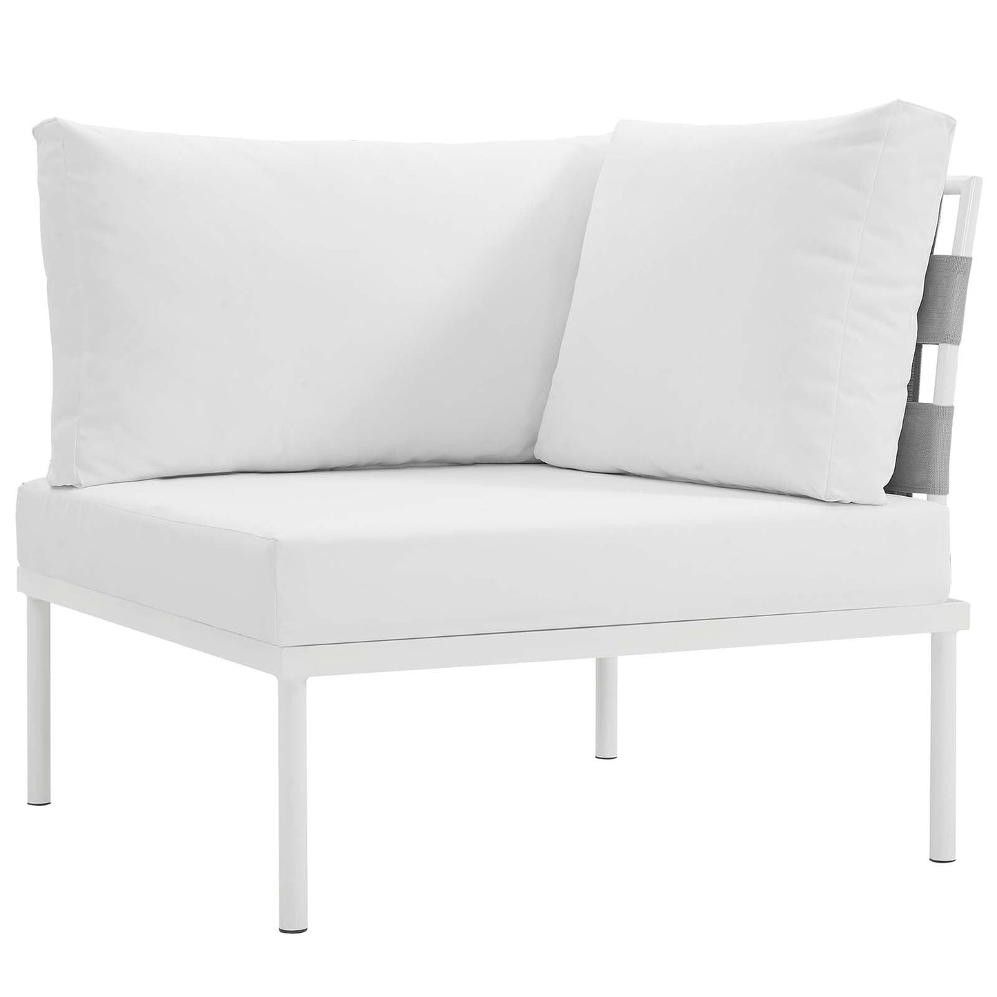 Modway Harmony 8 Piece Outdoor Patio Aluminum Sectional Sofa Set-EEI-2624 | Outdoor Sofas, Loveseats & Sectionals | 