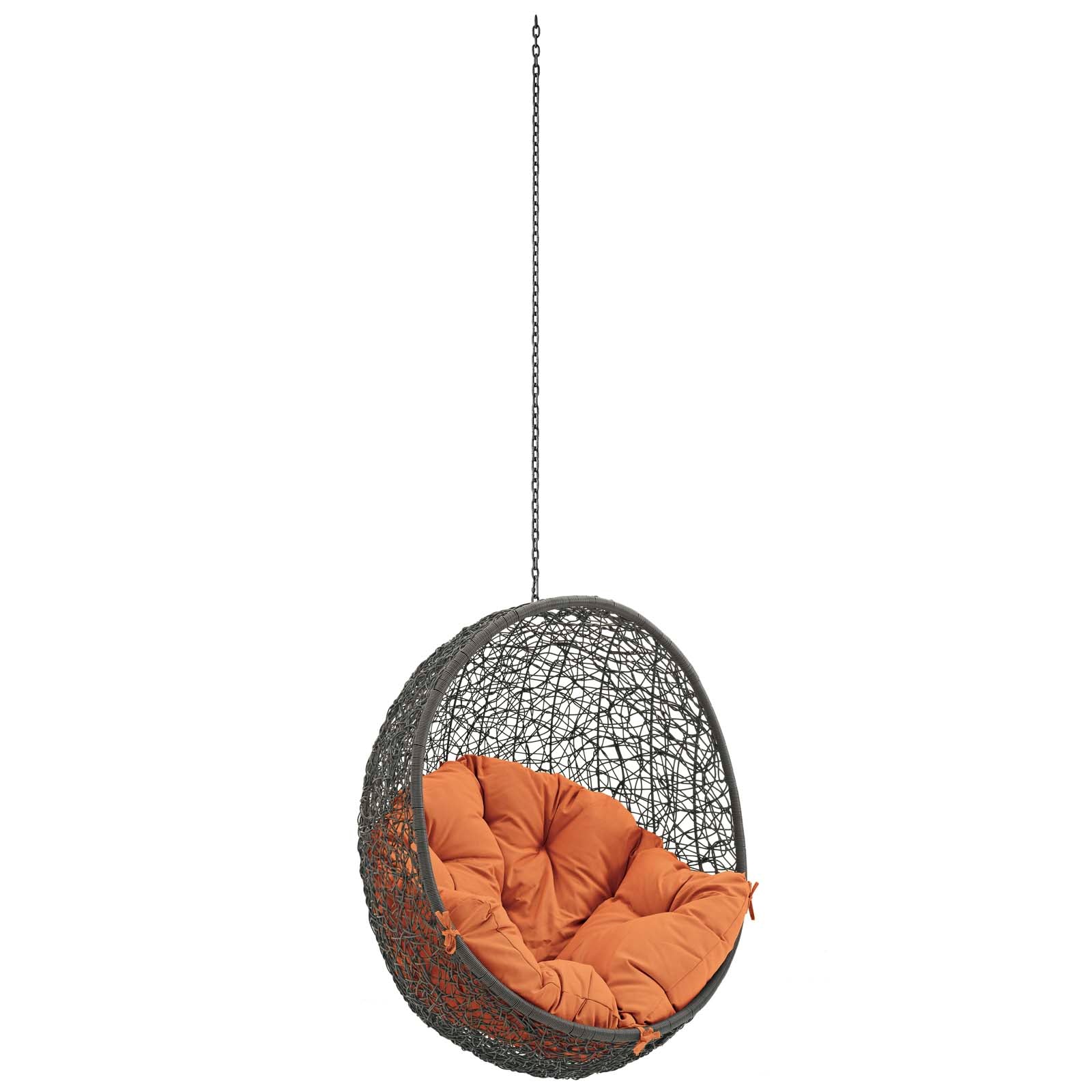 Modway Hide Outdoor Patio Swing Chair Without Stand | Outdoor Porch Swings | 