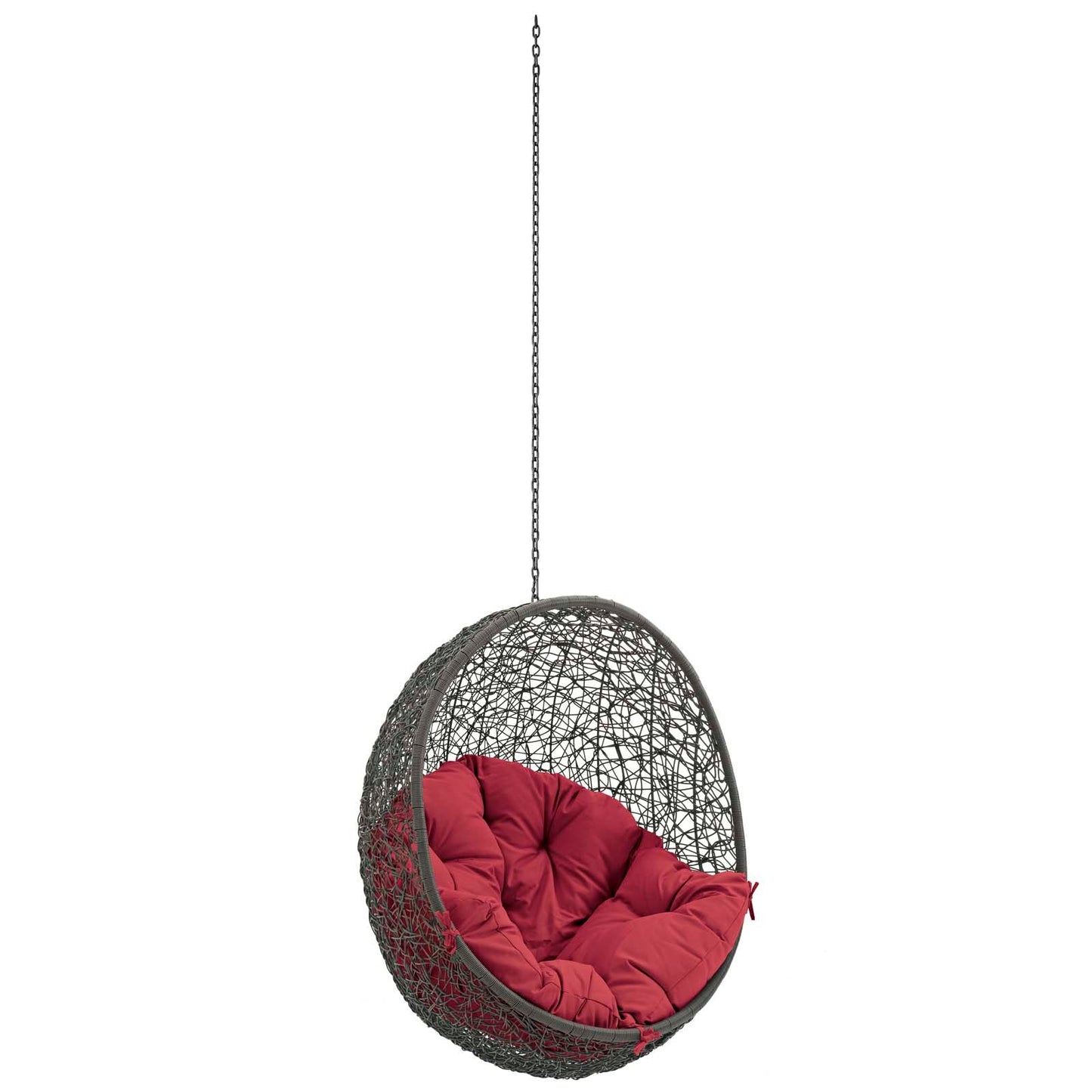 Modway Hide Outdoor Patio Swing Chair Without Stand | Outdoor Porch Swings | 