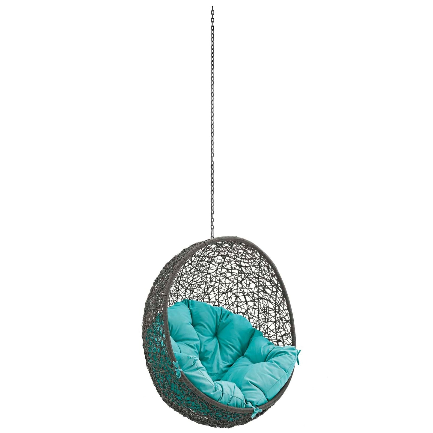 Modway Hide Outdoor Patio Swing Chair Without Stand | Outdoor Porch Swings | 