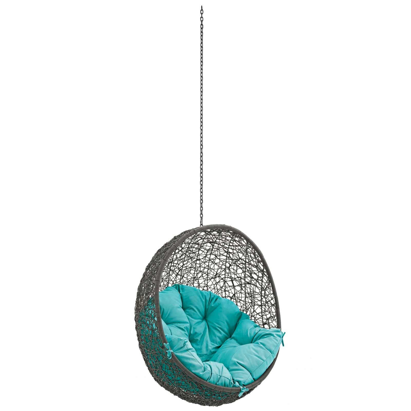 Modway Hide Outdoor Patio Swing Chair Without Stand | Outdoor Porch Swings | 