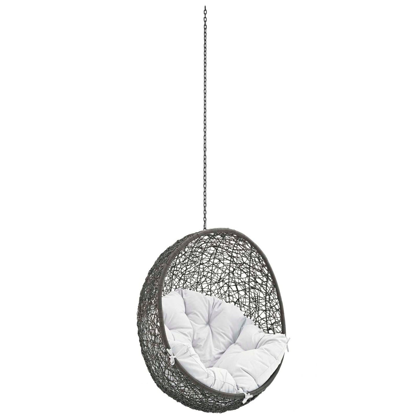 Modway Hide Outdoor Patio Swing Chair Without Stand | Outdoor Porch Swings | 