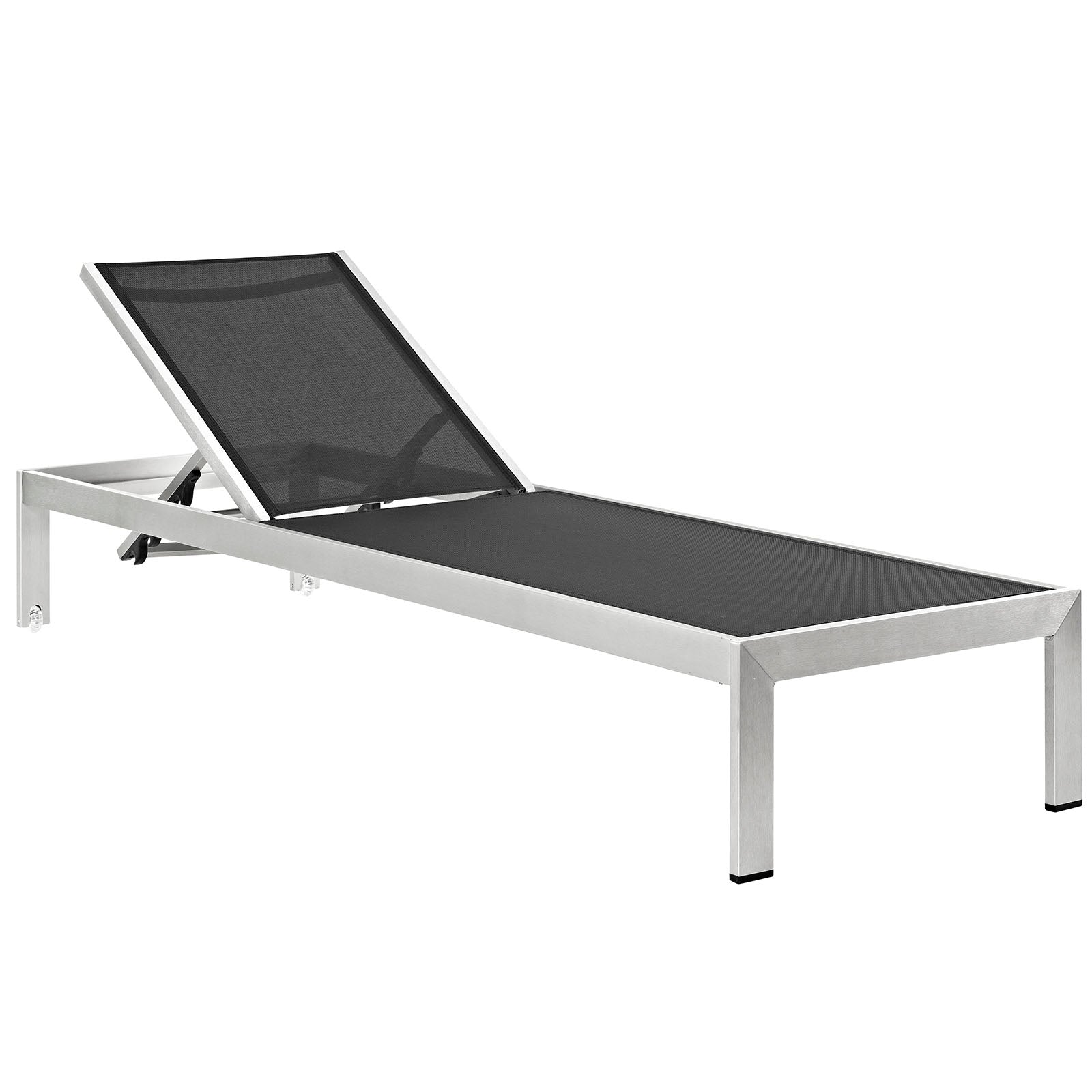 Modway Shore Outdoor Patio Aluminum Chaise with Cushions | Outdoor Patio Daybed | Modishstore-6