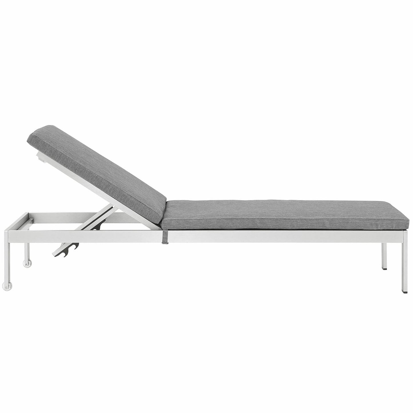 Modway Shore Outdoor Patio Aluminum Chaise with Cushions | Outdoor Patio Daybed | Modishstore-7
