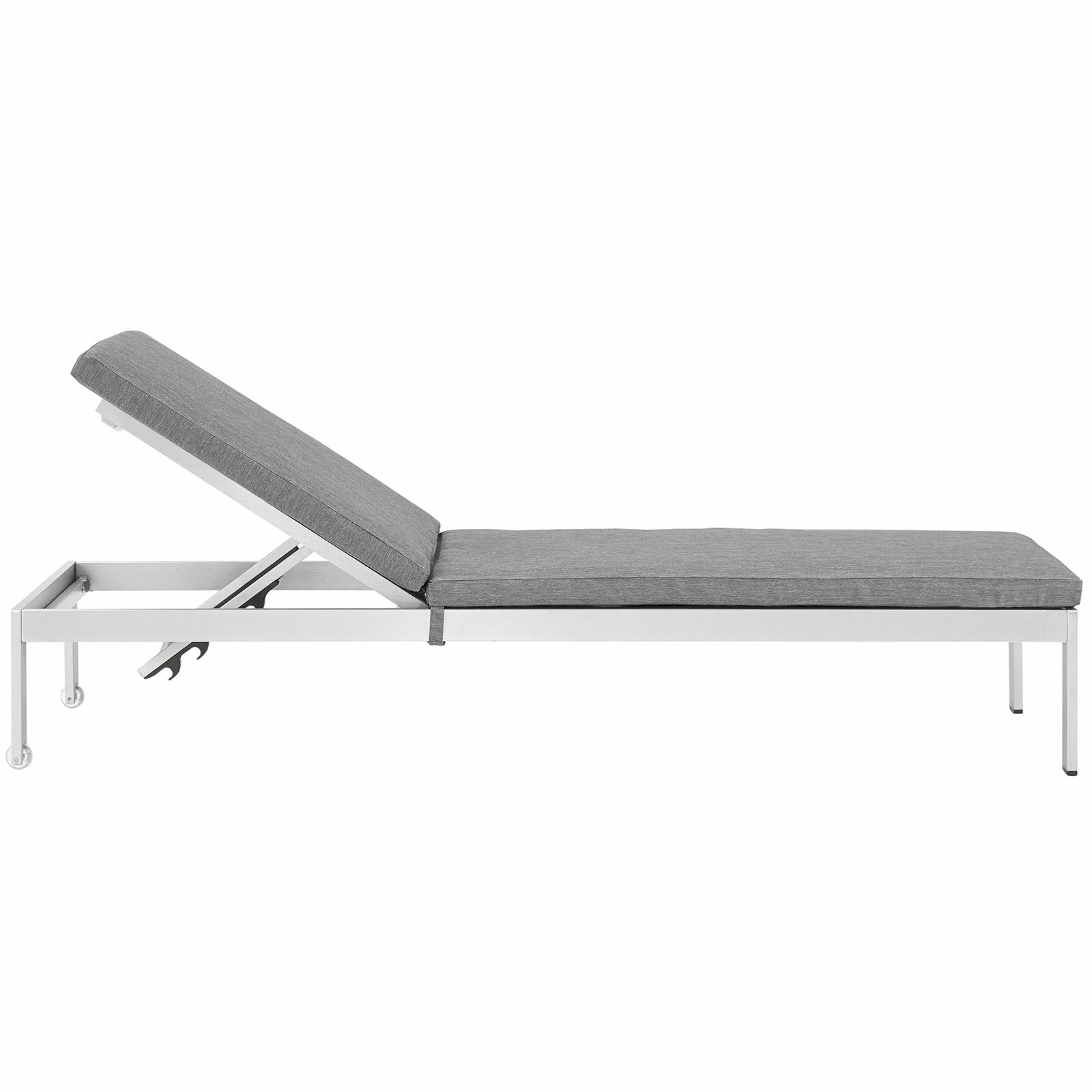 Modway Shore Outdoor Patio Aluminum Chaise with Cushions | Outdoor Patio Daybed | Modishstore-7