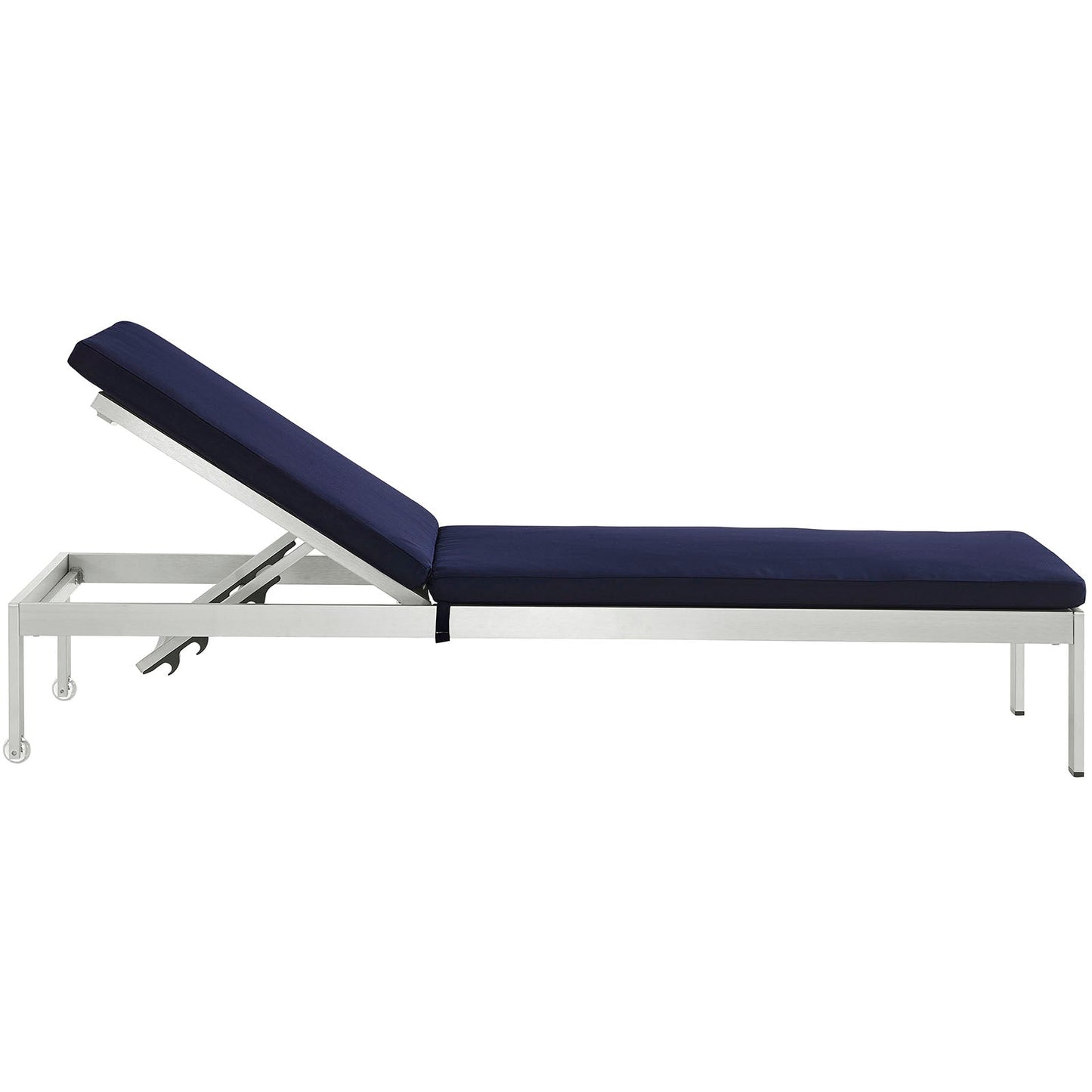 Modway Shore Outdoor Patio Aluminum Chaise with Cushions | Outdoor Patio Daybed | Modishstore-13
