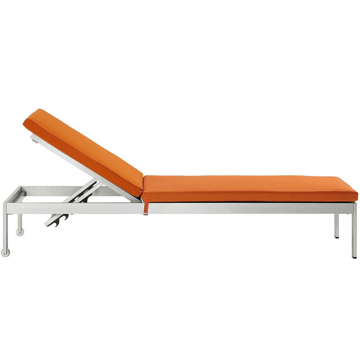 Modway Shore Outdoor Patio Aluminum Chaise with Cushions | Outdoor Patio Daybed | Modishstore-18