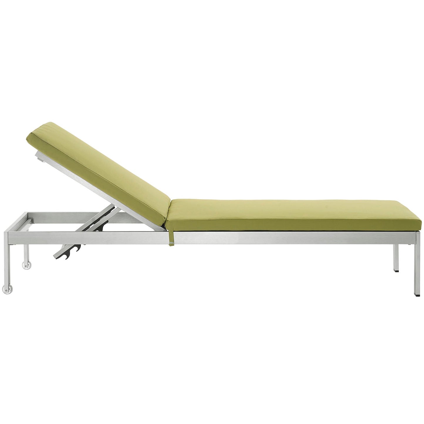 Modway Shore Outdoor Patio Aluminum Chaise with Cushions | Outdoor Patio Daybed | Modishstore-22