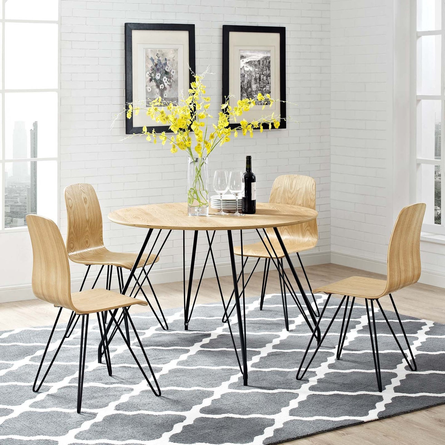 Modway Drift Bentwood Dining Side Chair