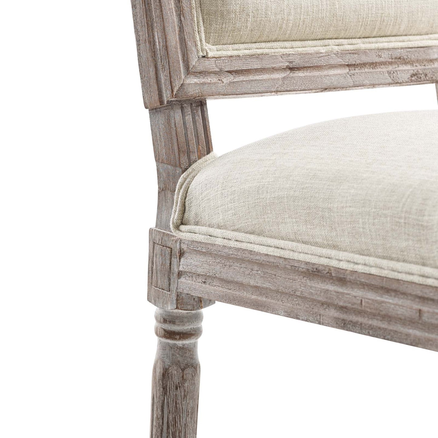 Modway Court Vintage French Upholstered Fabric Dining Side Chair | Dining Chairs | 