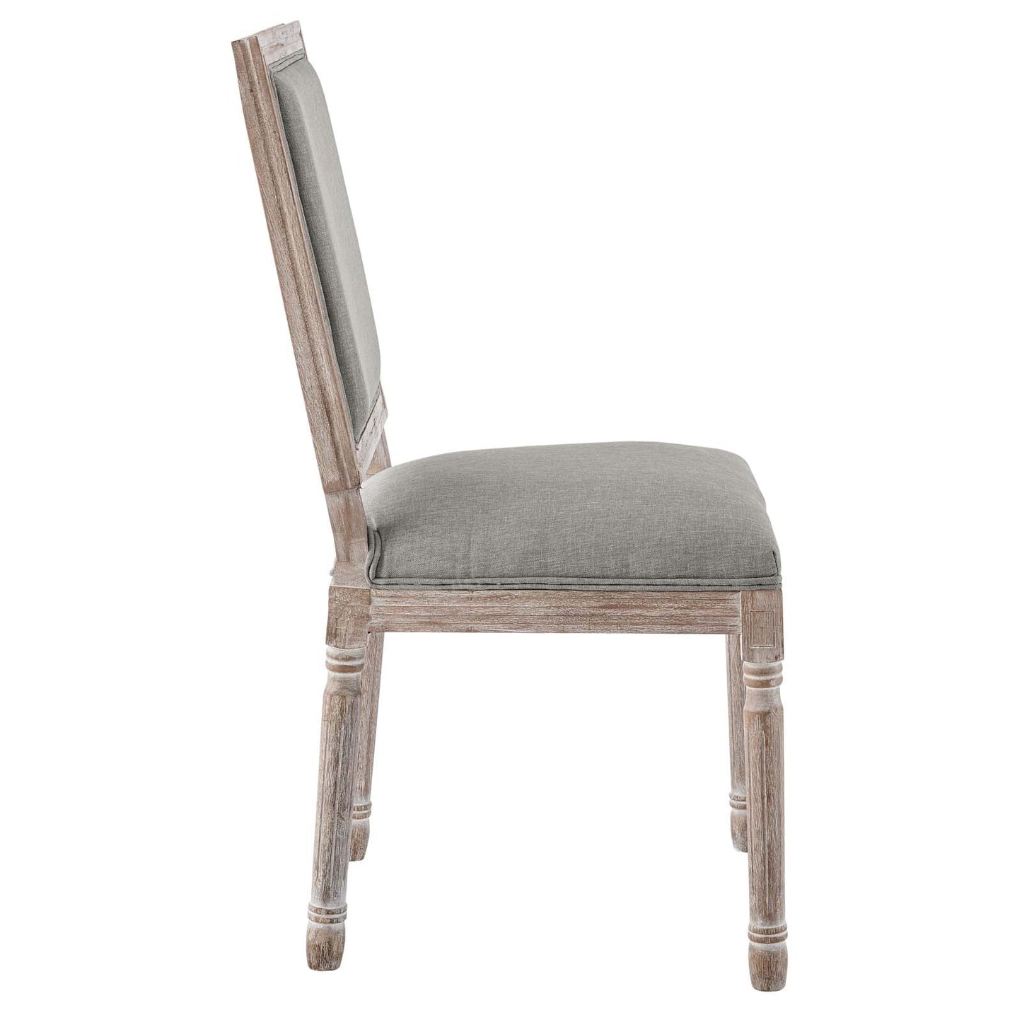 Modway Court Vintage French Upholstered Fabric Dining Side Chair | Dining Chairs | 