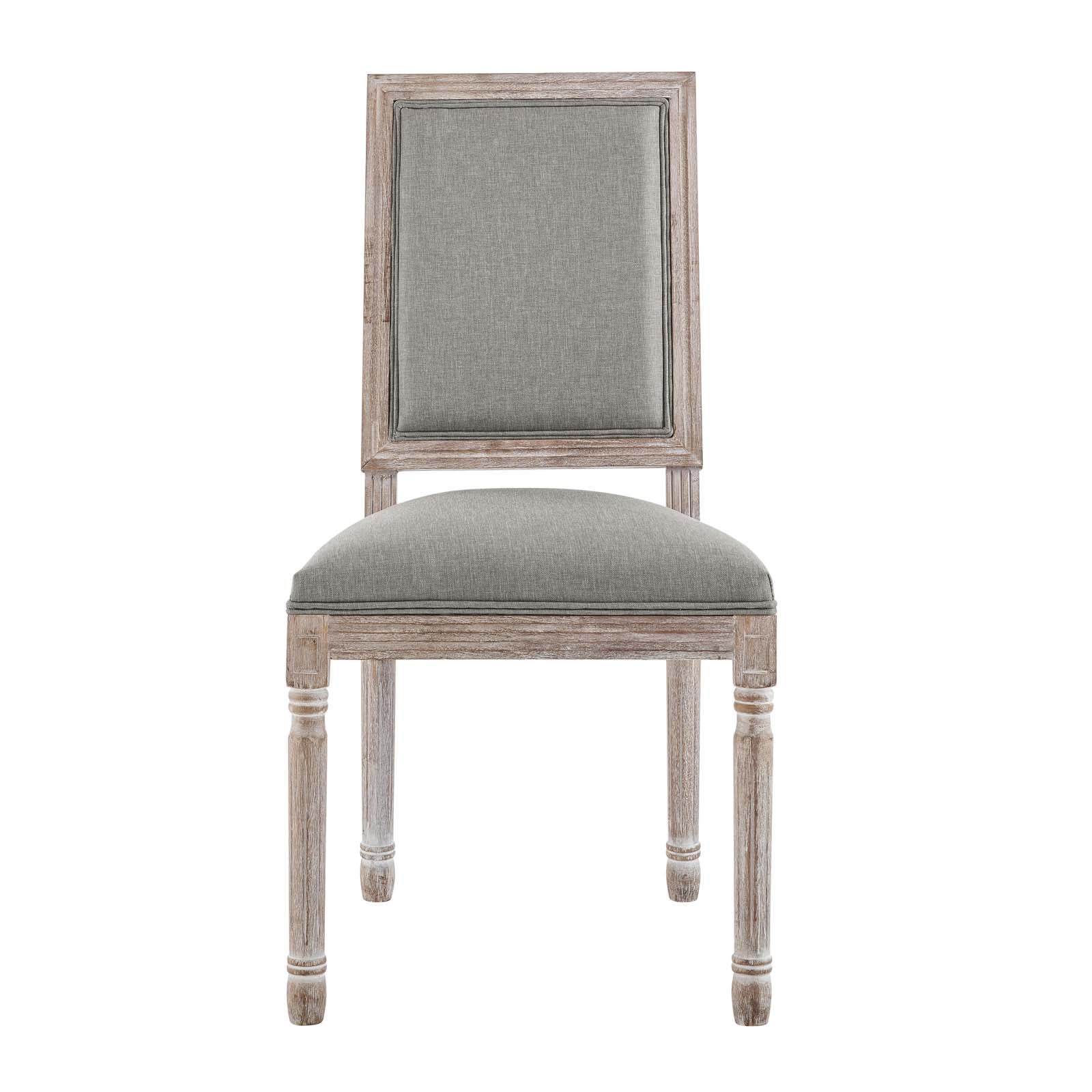 Modway Court Vintage French Upholstered Fabric Dining Side Chair | Dining Chairs | 