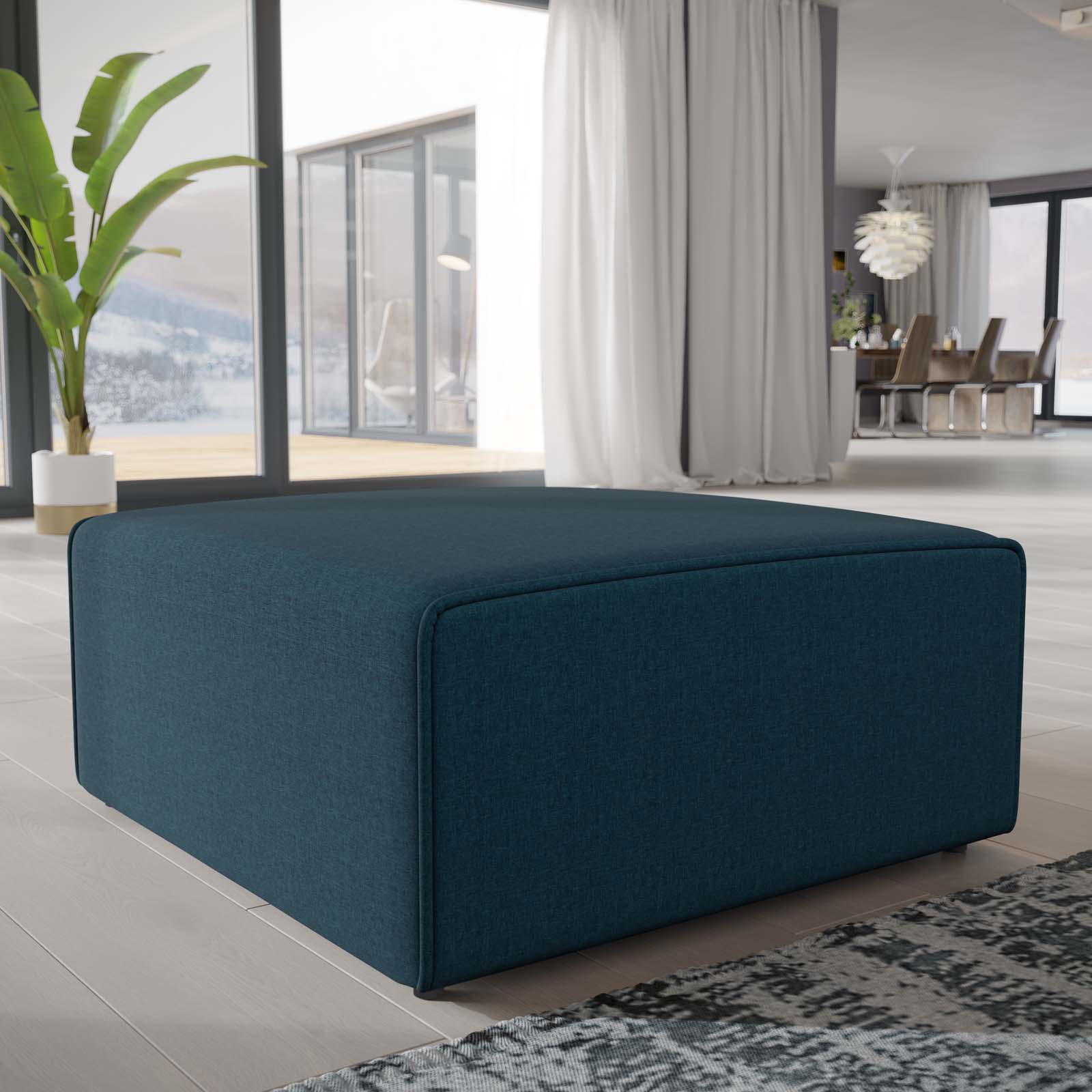 Modway Mingle Fabric Ottoman | Ottomans | Modishstore