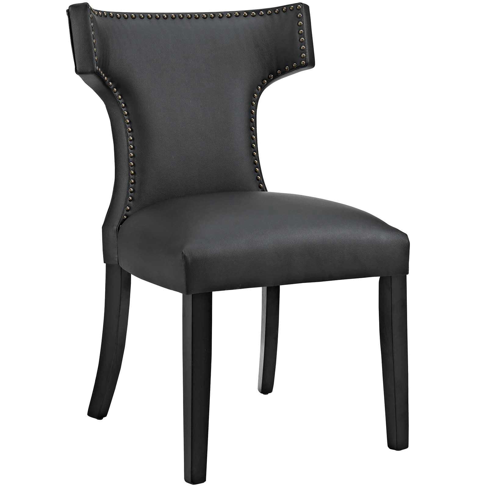 Modway Curve Set of 2 Vinyl Dining Side Chair | Dining Chairs | 