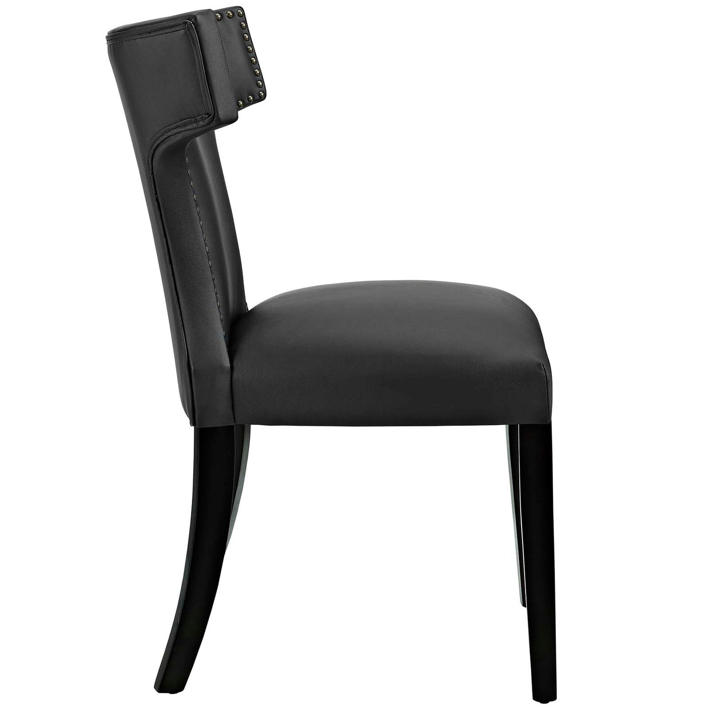 Modway Curve Set of 2 Vinyl Dining Side Chair | Dining Chairs | 
