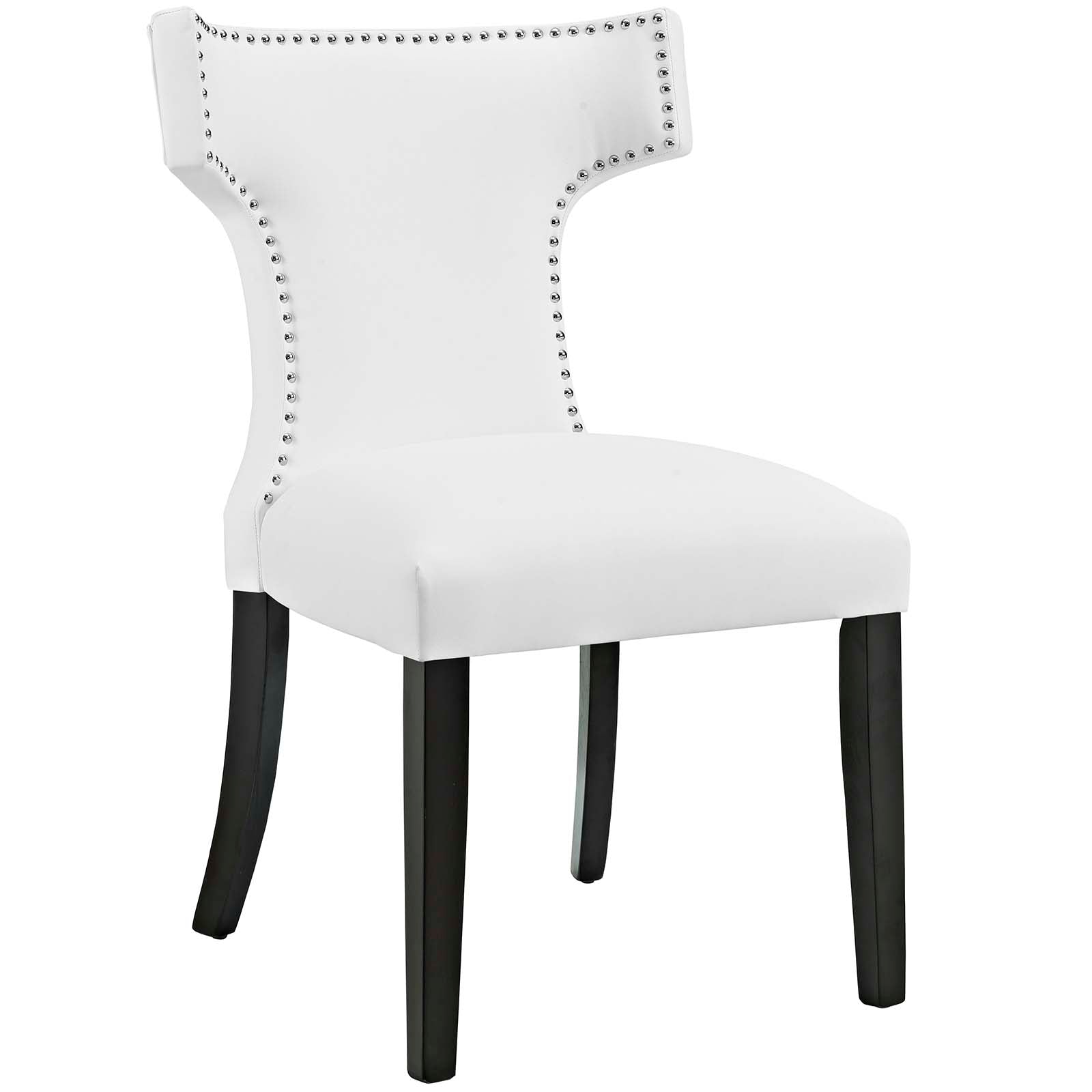 Modway Curve Set of 2 Vinyl Dining Side Chair - EEI-2740 | Dining Chairs | 