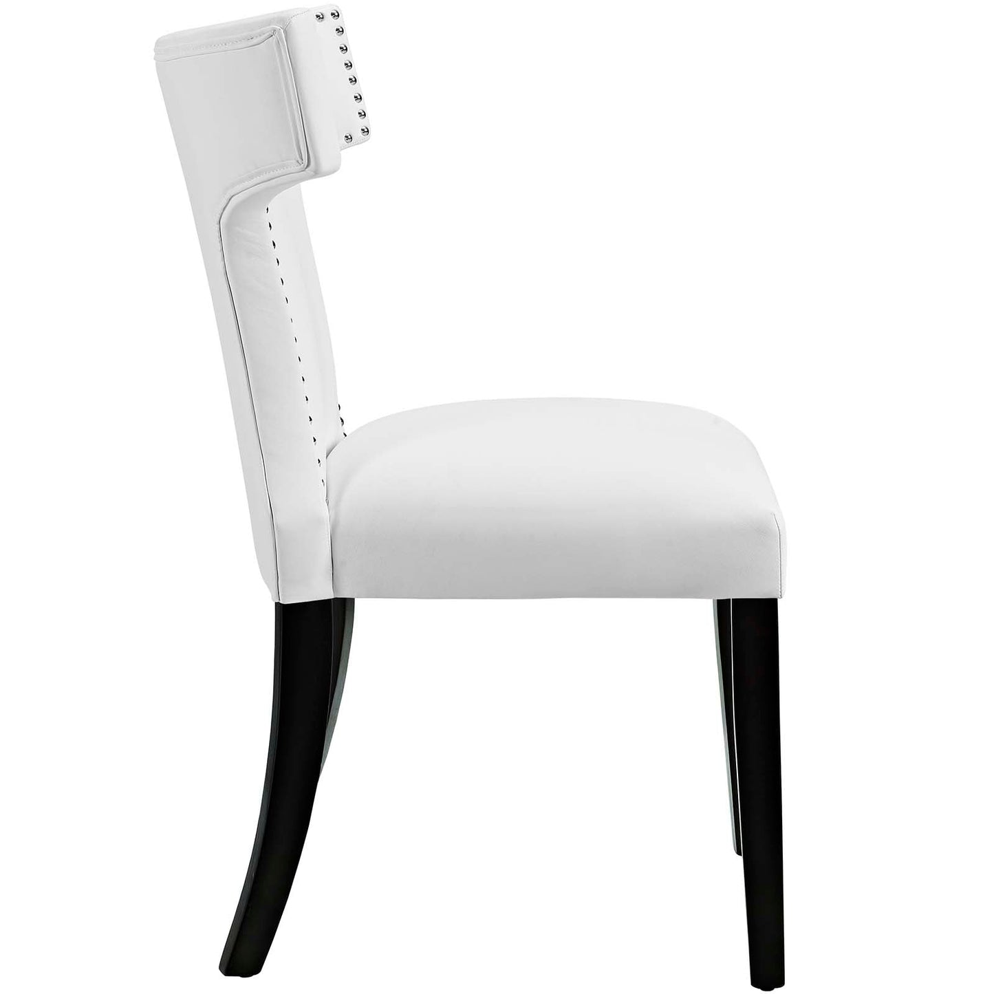 Modway Curve Set of 2 Vinyl Dining Side Chair | Dining Chairs | 