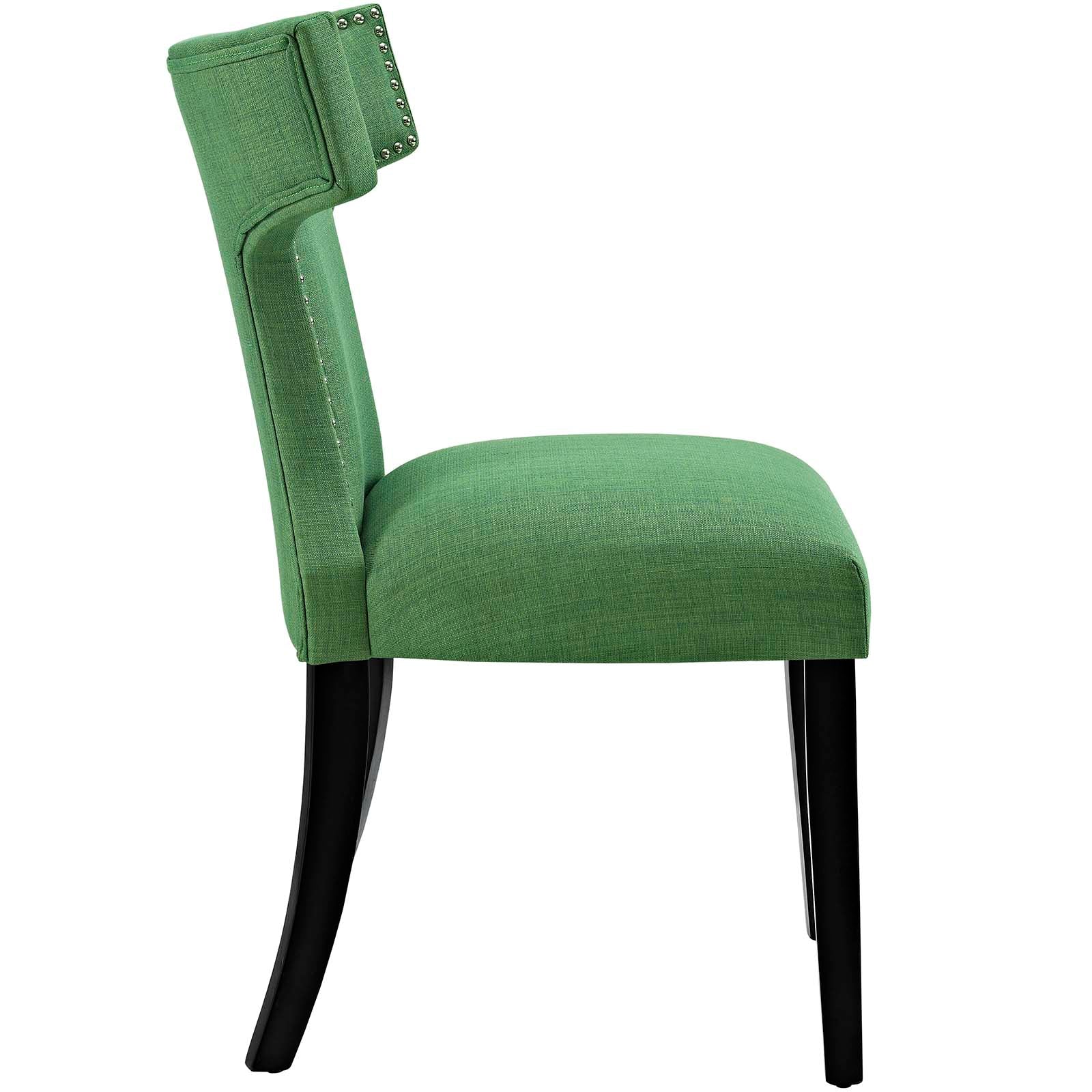 Modway Curve Dining Side Chair Fabric Set of 2 | Dining Chairs | 