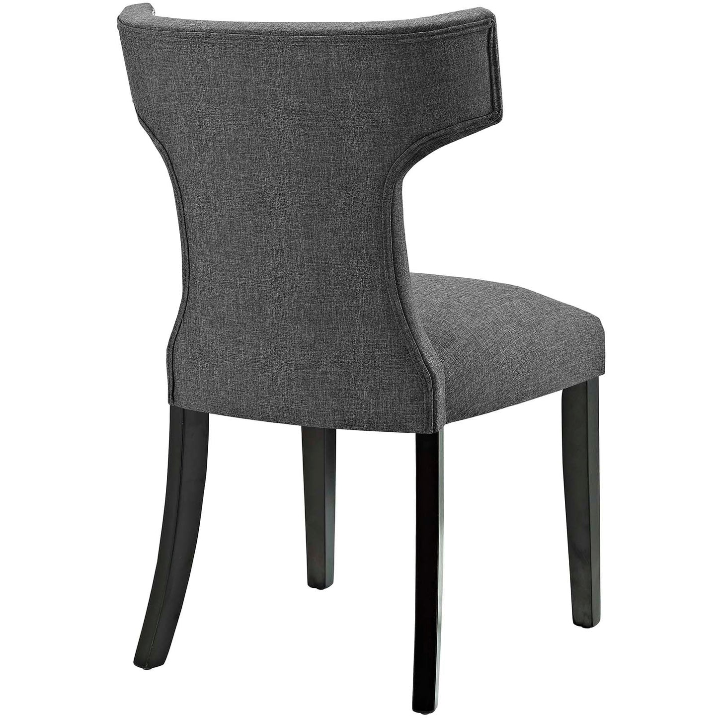 Modway Curve Dining Side Chair Fabric Set of 2 | Dining Chairs | 