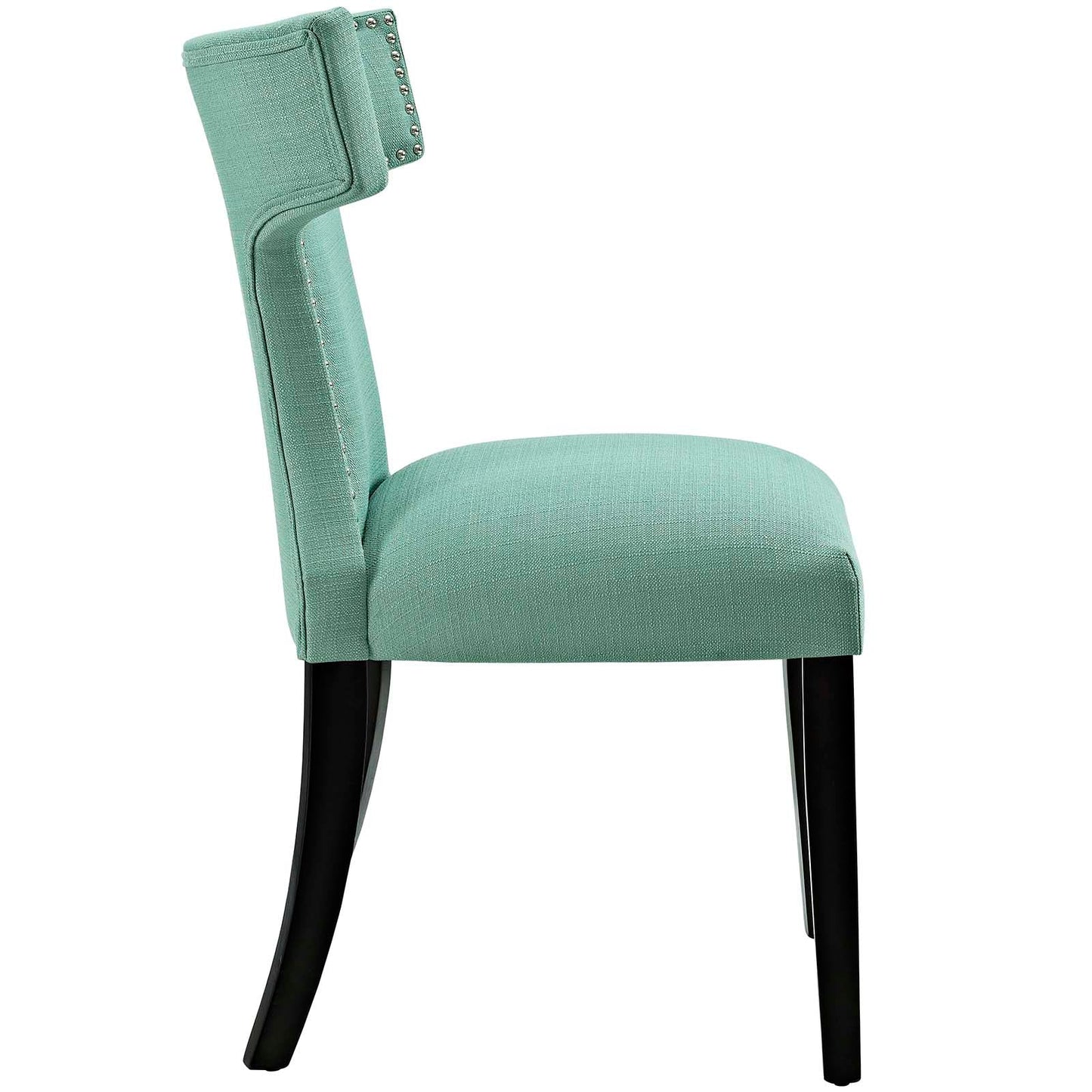 Modway Curve Dining Side Chair Fabric Set of 2 | Dining Chairs | 