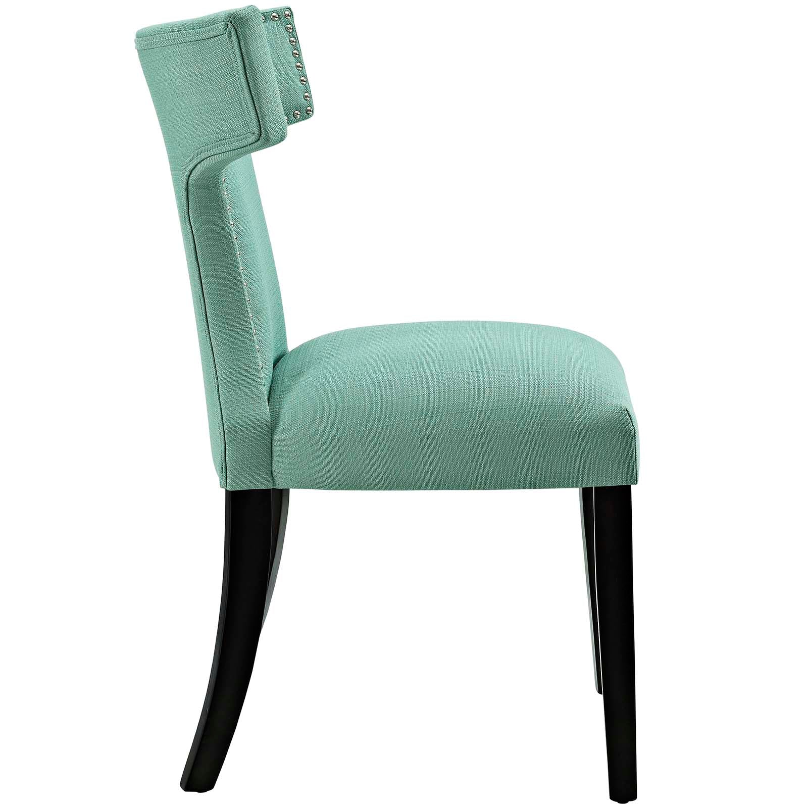 Modway Curve Dining Side Chair Fabric Set of 2 | Dining Chairs | 