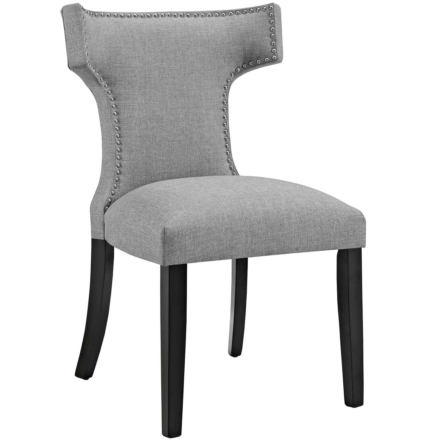 Modway Curve Dining Side Chair Fabric Set of 2 | Dining Chairs | 