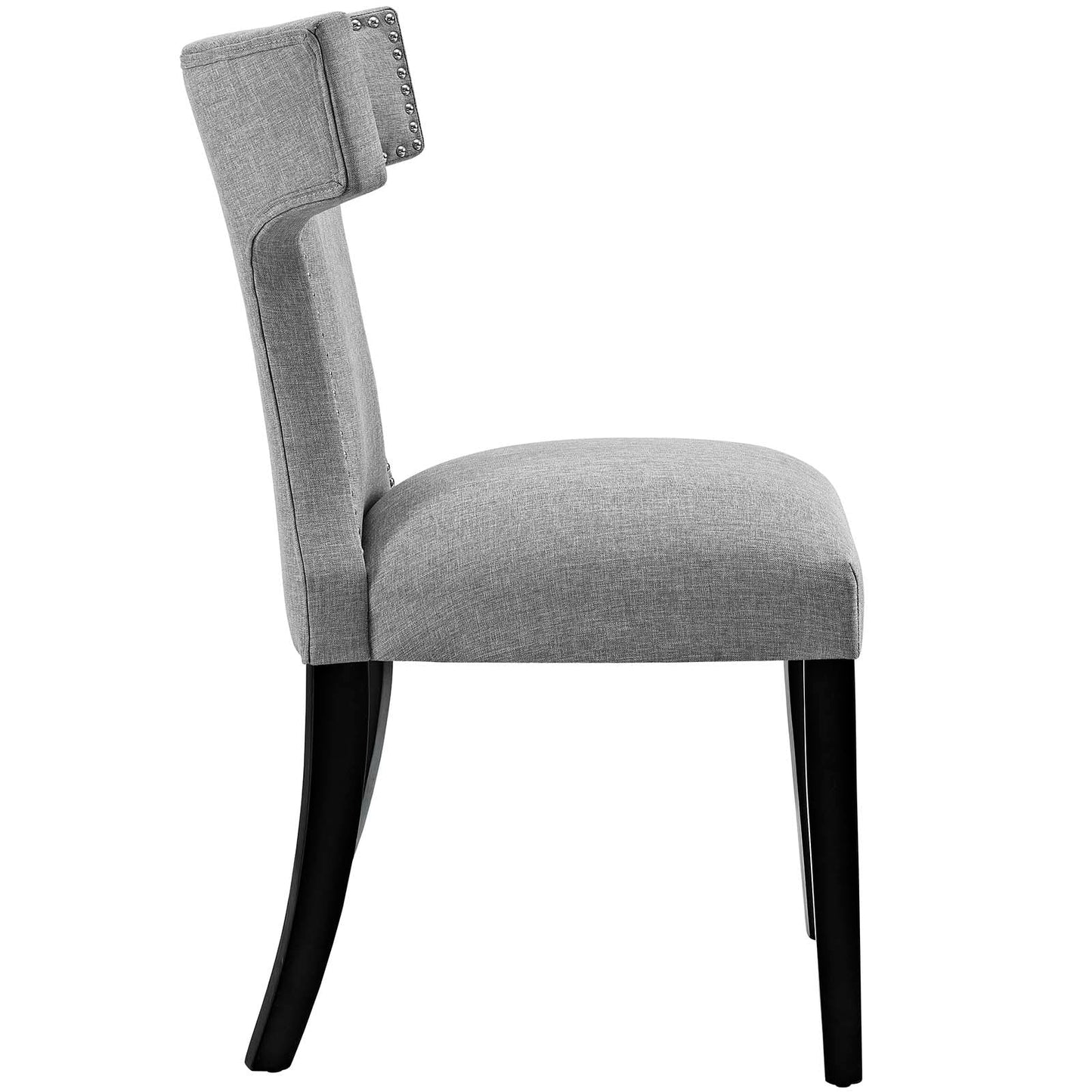Modway Curve Dining Side Chair Fabric Set of 2 | Dining Chairs | 
