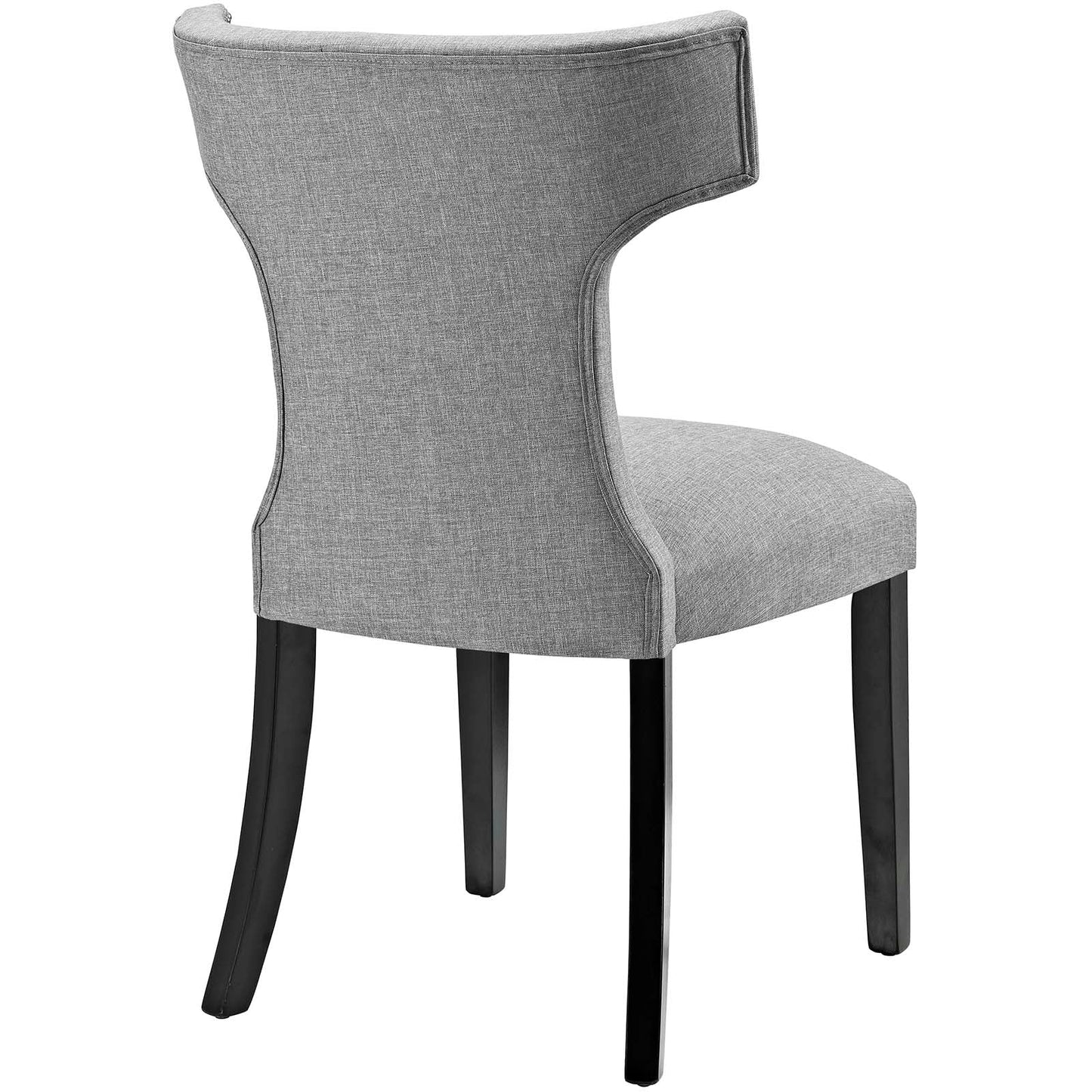 Modway Curve Dining Side Chair Fabric Set of 2 | Dining Chairs | 