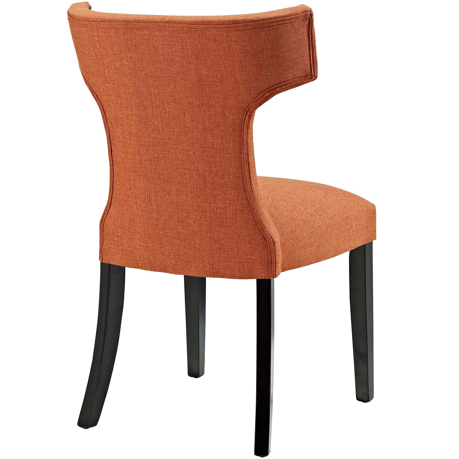Modway Curve Dining Side Chair Fabric Set of 2 | Dining Chairs | 