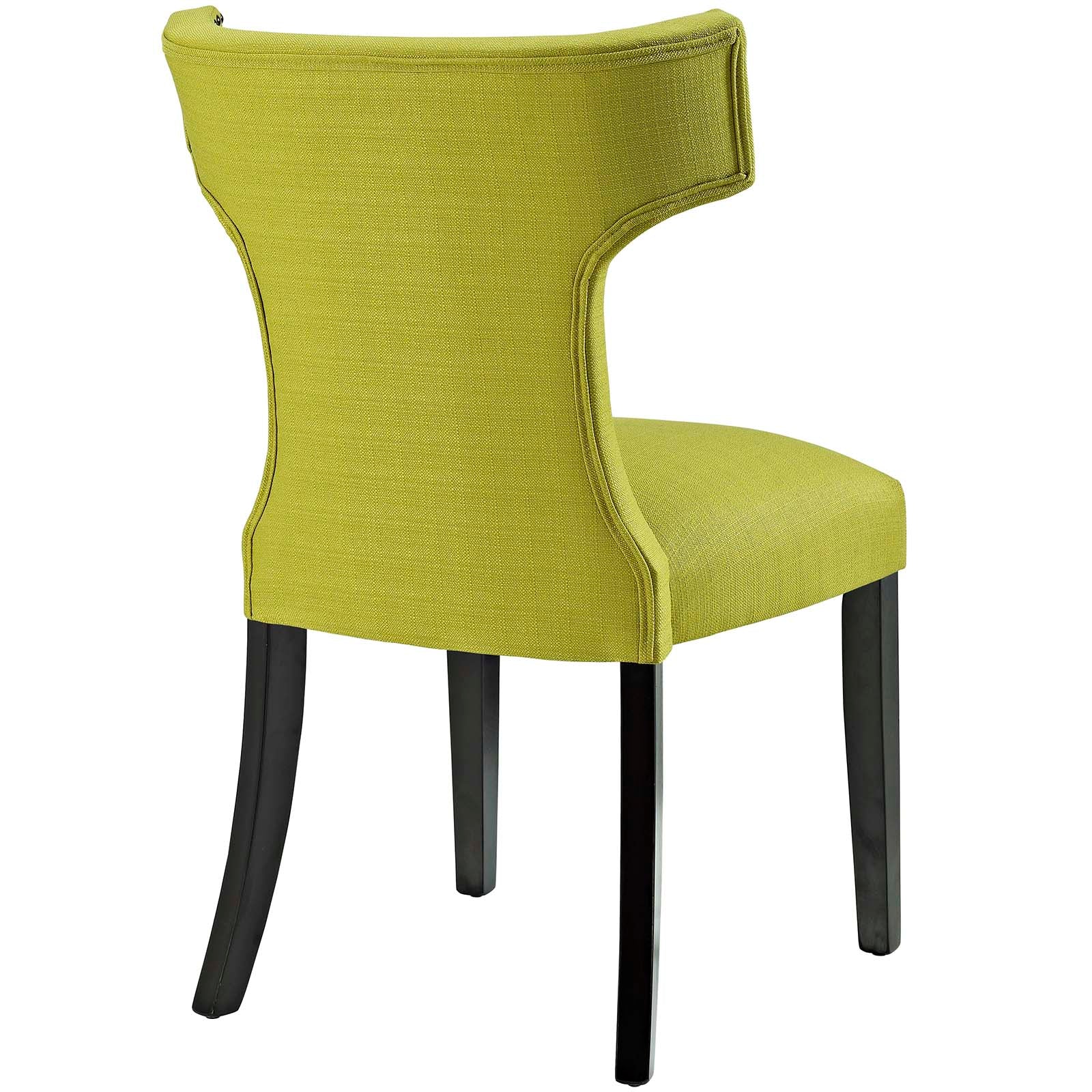 Modway Curve Dining Side Chair Fabric Set of 2 | Dining Chairs | 