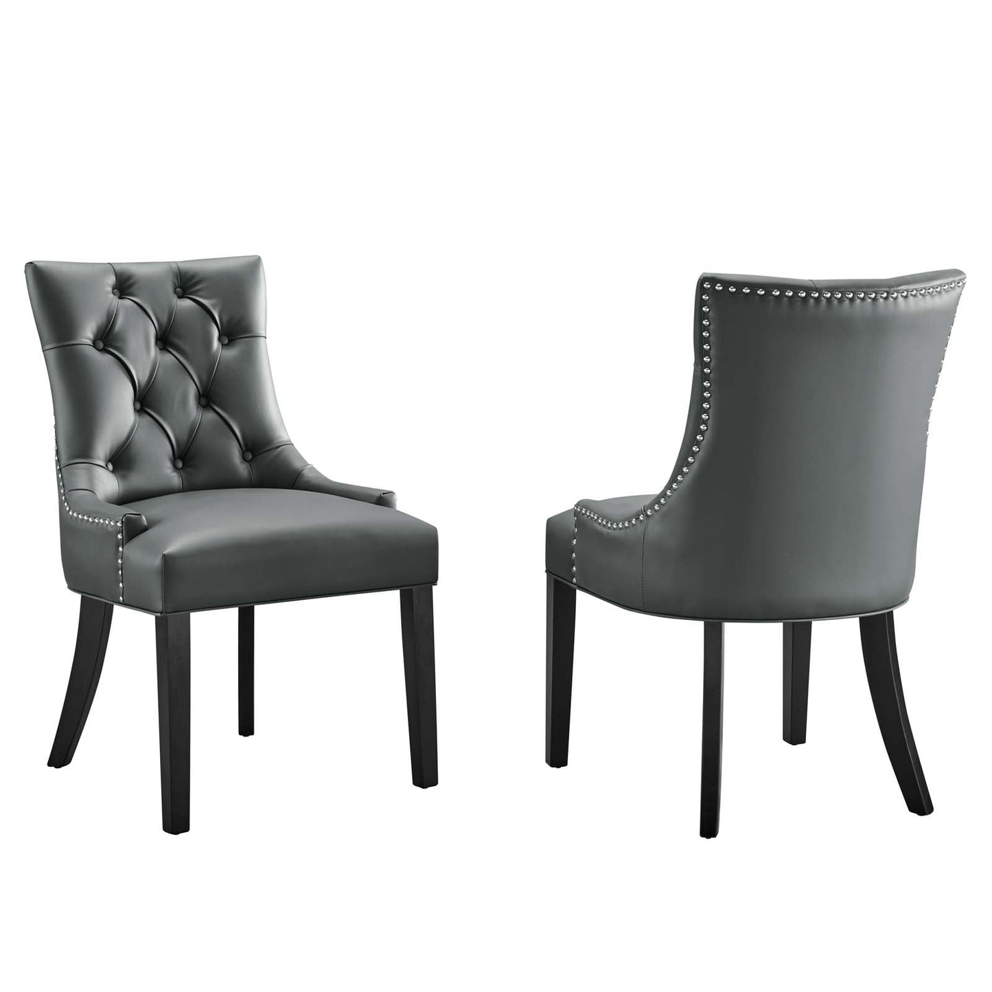 Modway Regent Dining Side Chair Vinyl Set of 2 | Dining Chairs | Modishstore-13