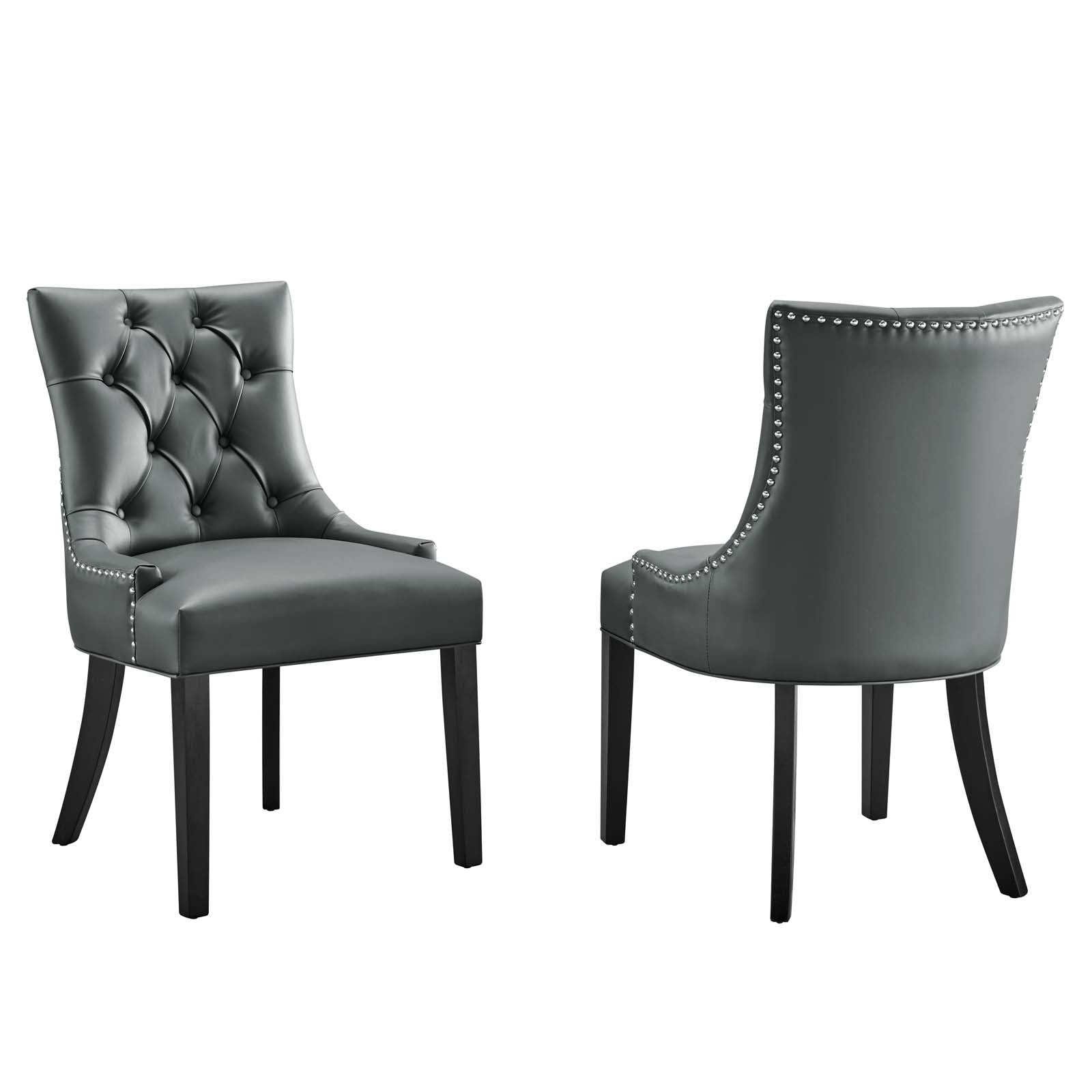 Modway Regent Dining Side Chair Vinyl Set of 2 | Dining Chairs | Modishstore-13