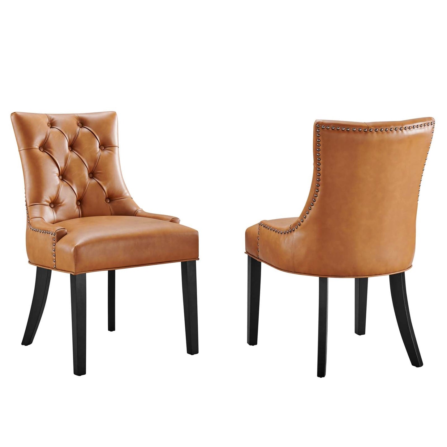 Modway Regent Dining Side Chair Vinyl Set of 2 | Dining Chairs | Modishstore-23