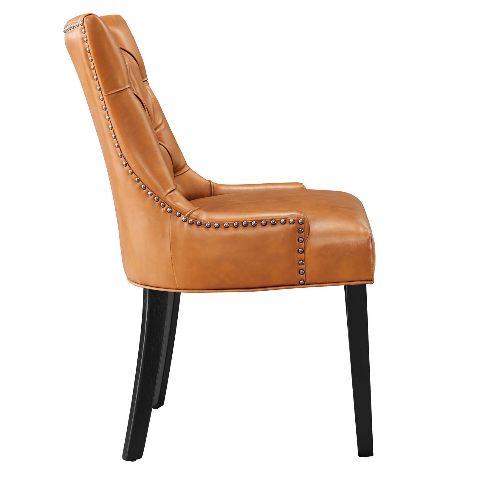 Modway Regent Dining Side Chair Vinyl Set of 2 | Dining Chairs | Modishstore-24