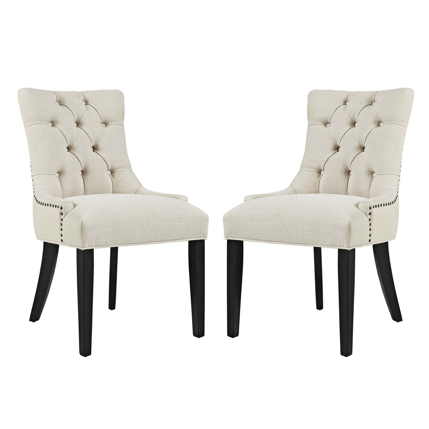 Modway Regent Dining Side Chair Fabric Set of 2