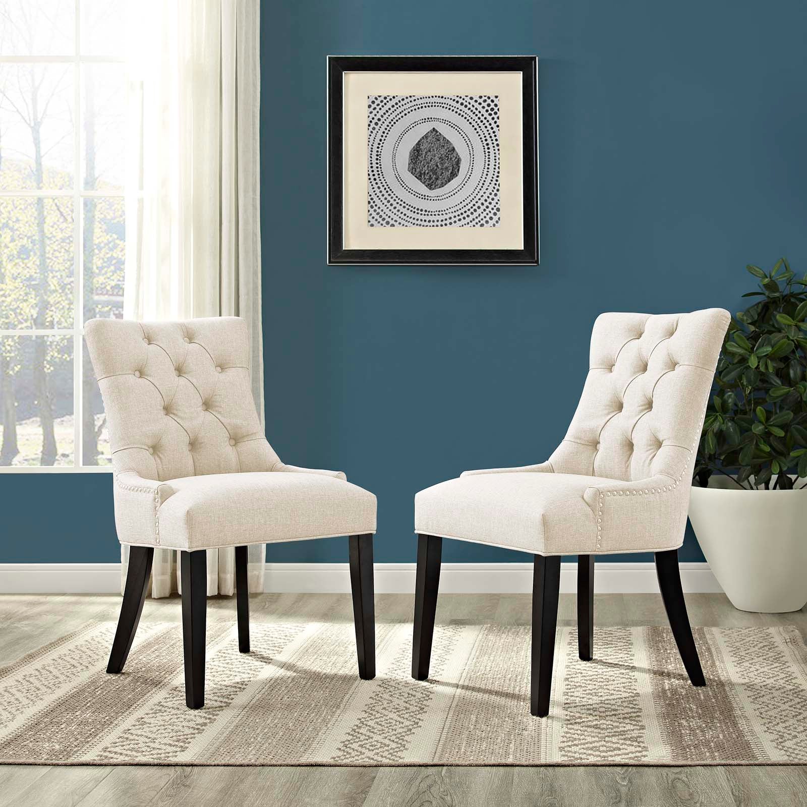 Modway Regent Set of 2 Fabric Dining Side Chair | Dining Chairs | Modishstore-36