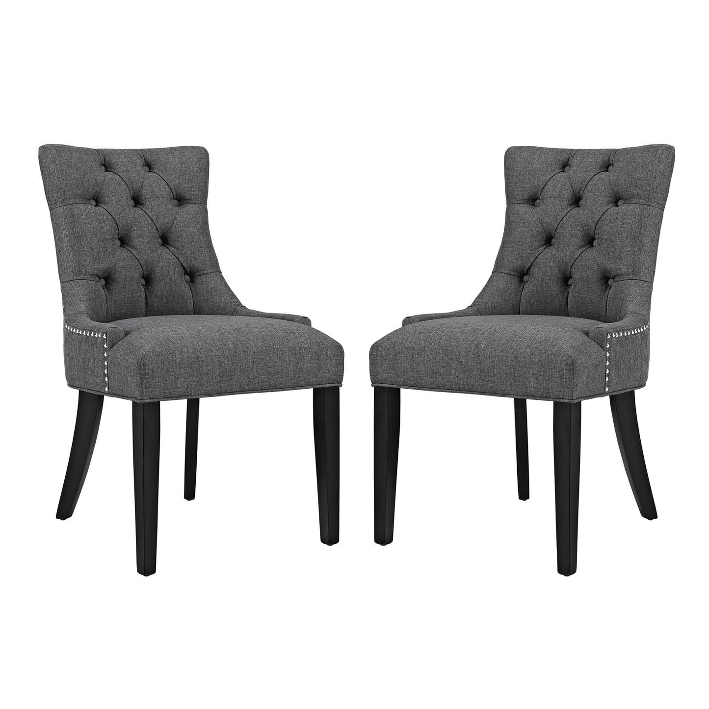 Modway Regent Dining Side Chair Fabric Set of 2