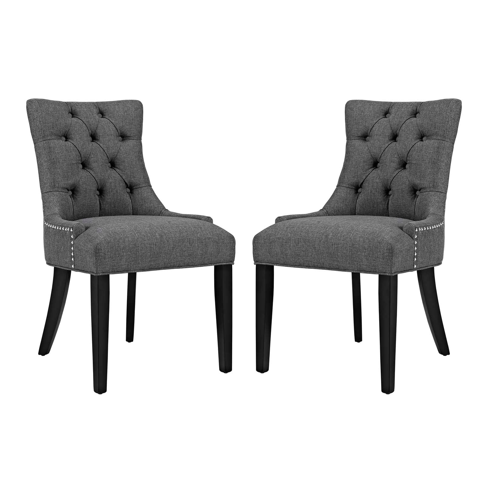 Modway Regent Set of 2 Fabric Dining Side Chair | Dining Chairs | Modishstore-45