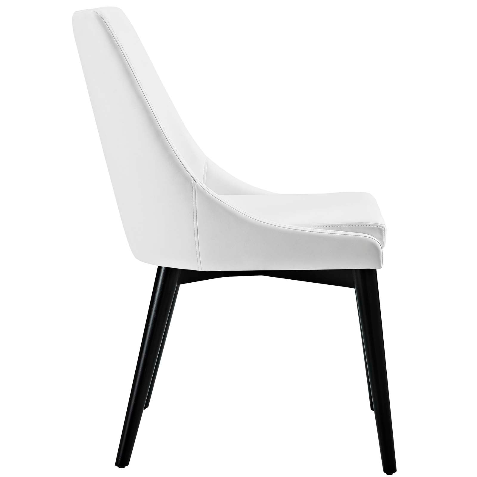 Modway Viscount Set of 2 Vinyl Dining Side Chair | Dining Chairs | Modishstore-5