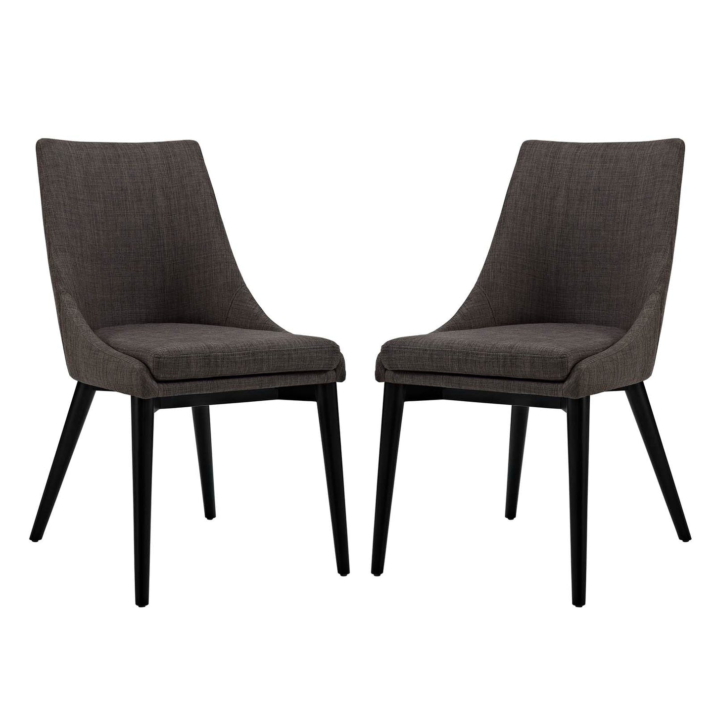 Modway Viscount Set of 2 Fabric Dining Side Chair | Dining Chairs | Modishstore-39