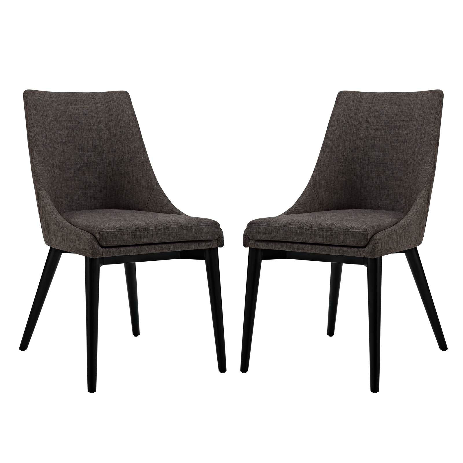 Modway Viscount Set of 2 Fabric Dining Side Chair | Dining Chairs | Modishstore-39