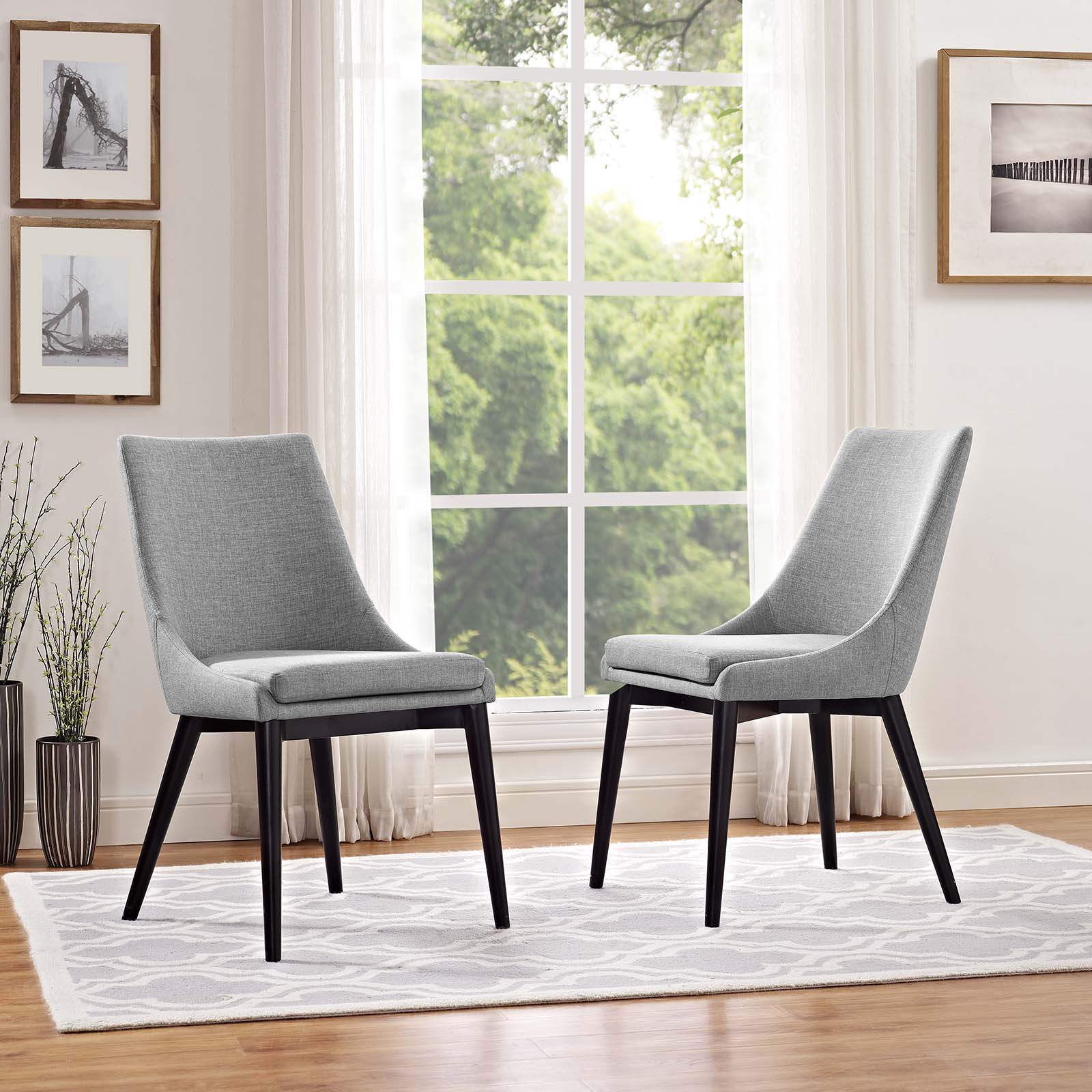 Modway Viscount Set of 2 Fabric Dining Side Chair | Dining Chairs | Modishstore-14