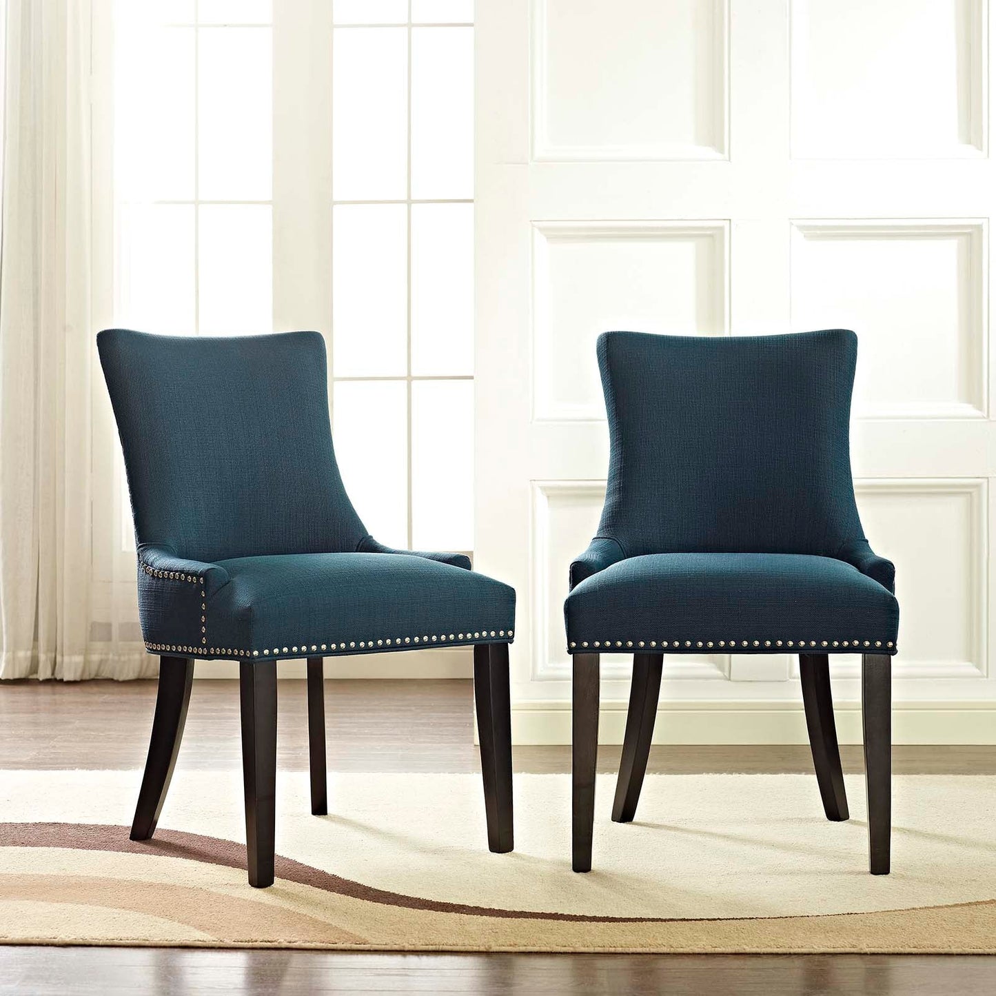 Modway Marquis Set of 2 Fabric Dining Side Chair | Dining Chairs | Modishstore-44